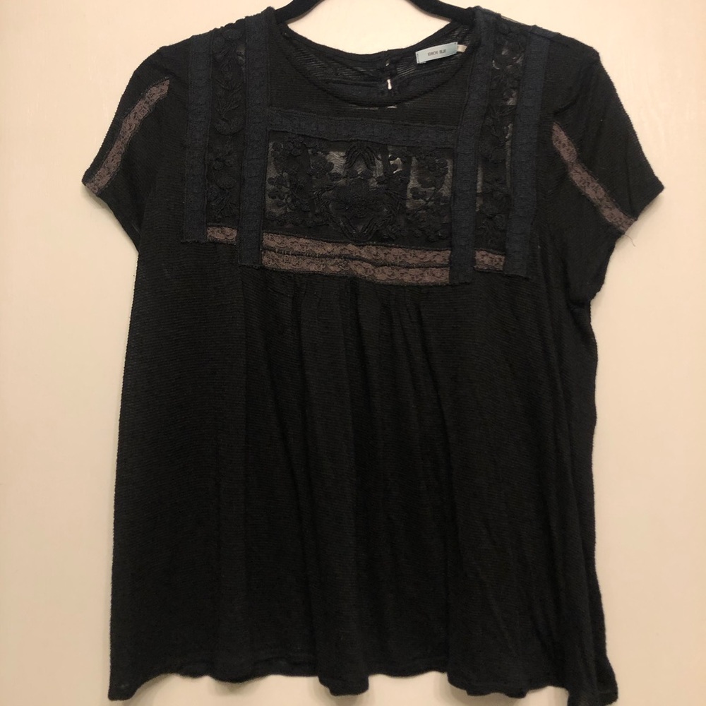 Black lace top